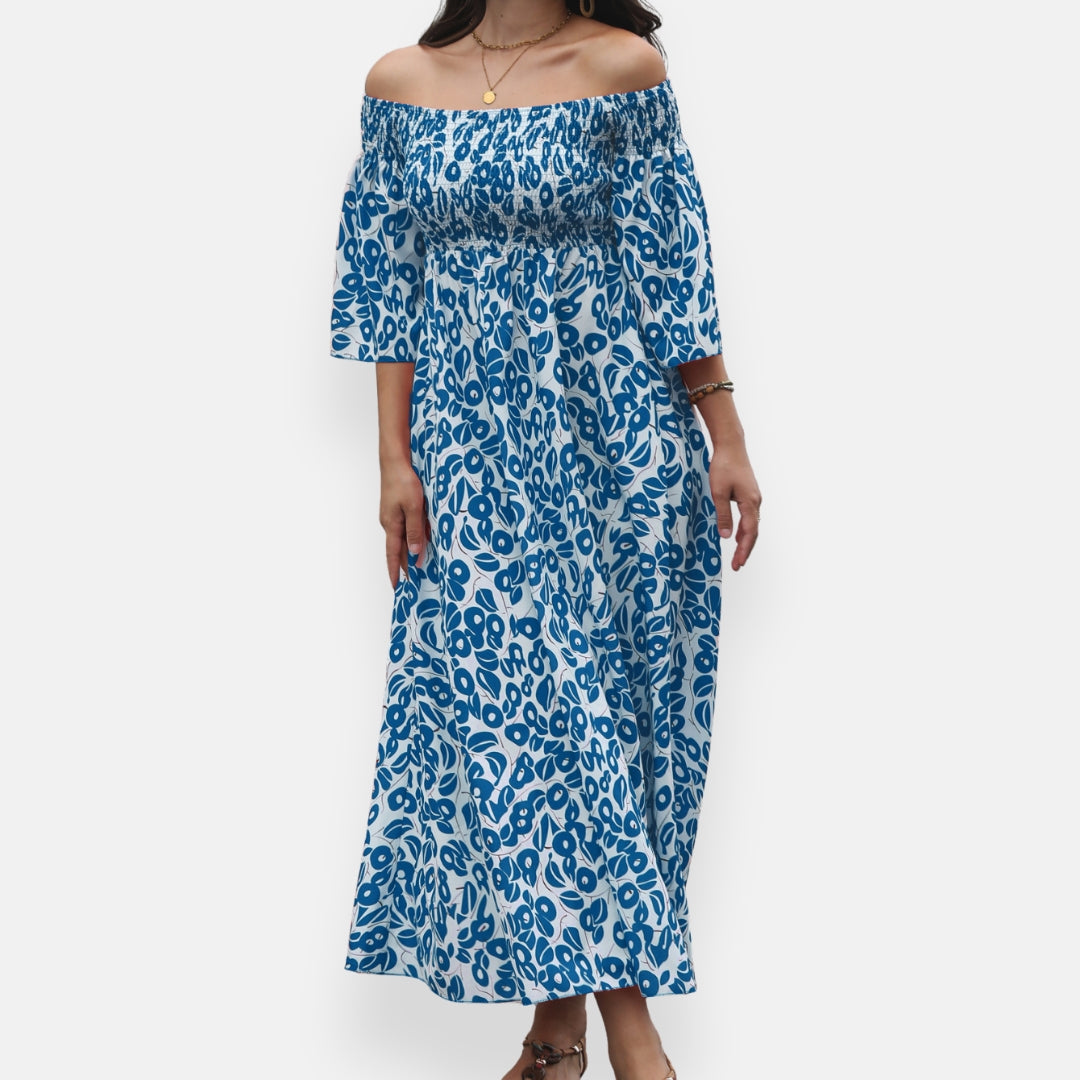 Lysiane | Off-Shoulder Floral Dress