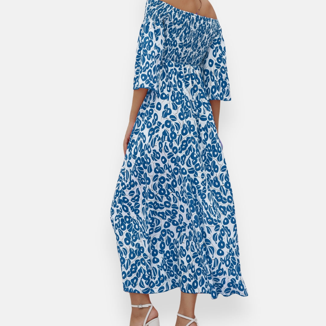 Lysiane | Off-Shoulder Floral Dress