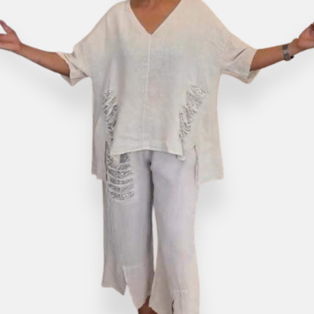 Jeanne | Elegant Two-Piece Summer Set
