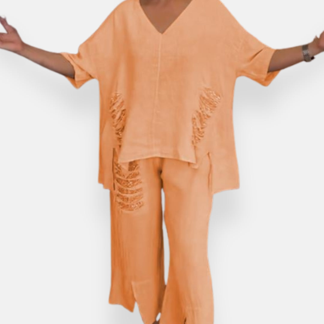 Jeanne | Elegant Two-Piece Summer Set