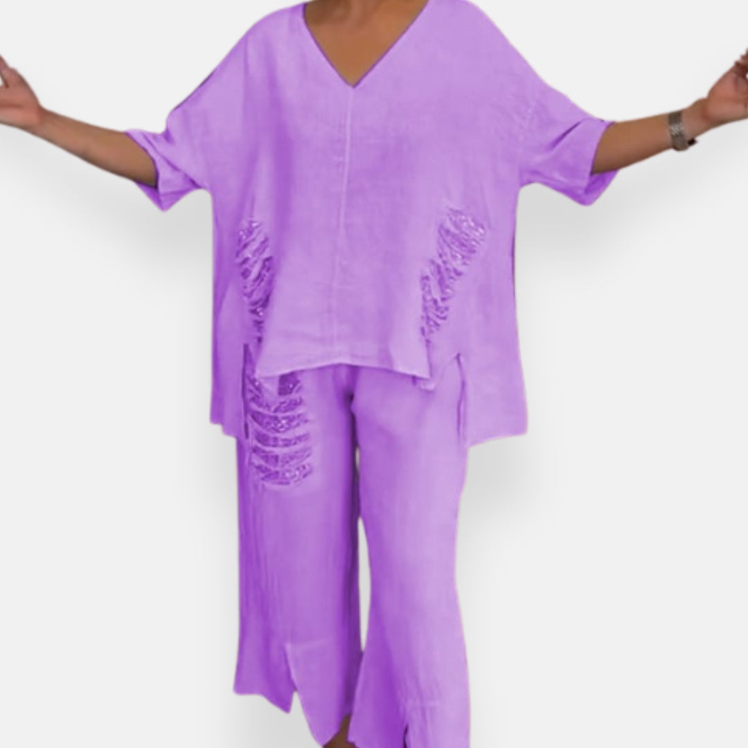 Jeanne | Elegant Two-Piece Summer Set