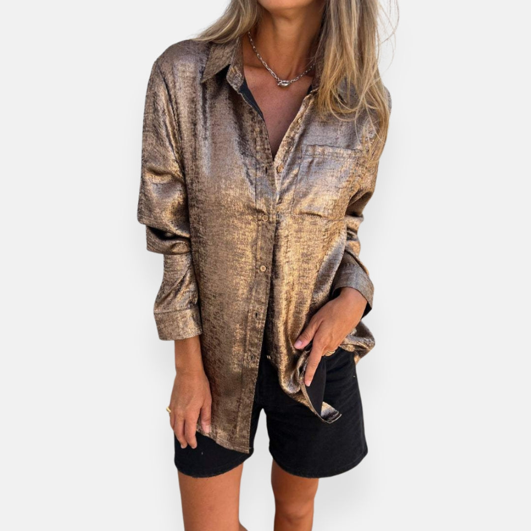 Ysolde | Modern Suede Shirt