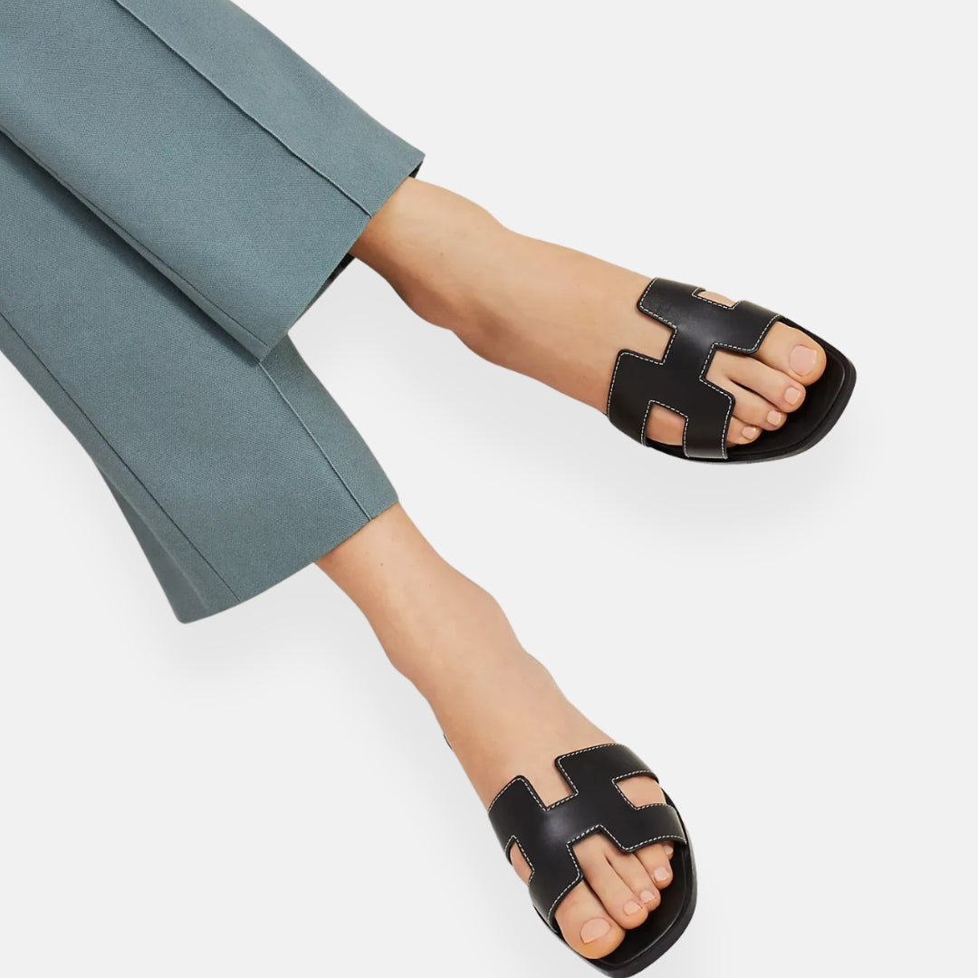 Daline | Flat Openwork Mules