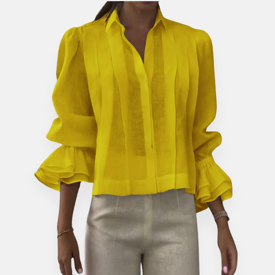 Armande | Elegant Blouse with Puff Sleeves