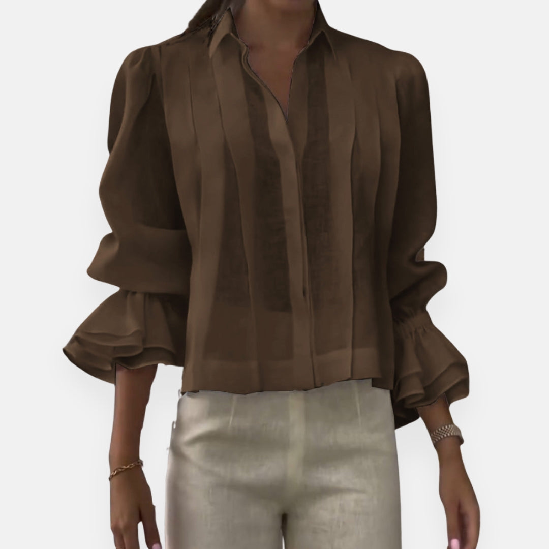 Armande | Elegant Blouse with Puff Sleeves