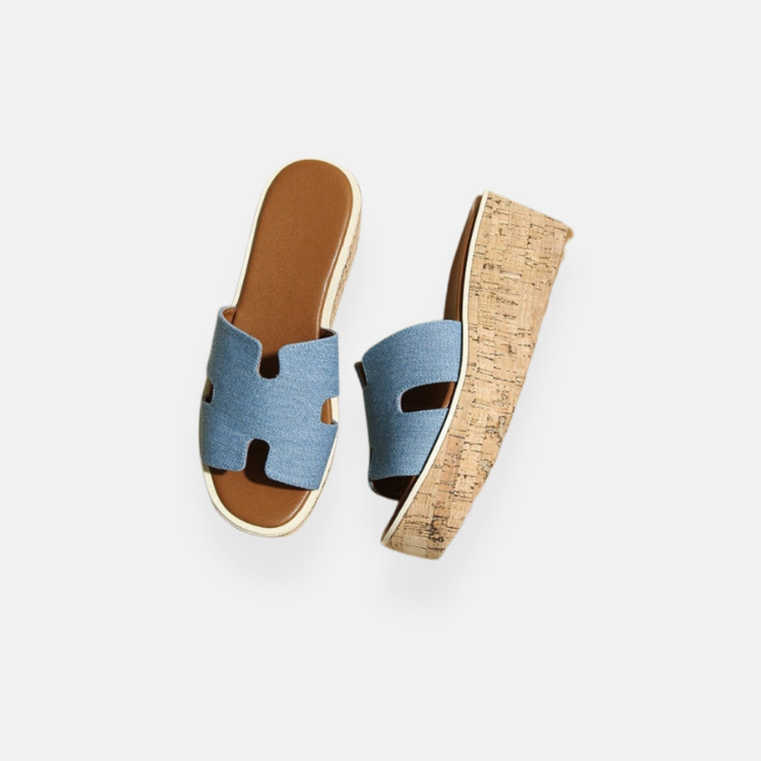 Carmina | Platform Mules with Cork Sole