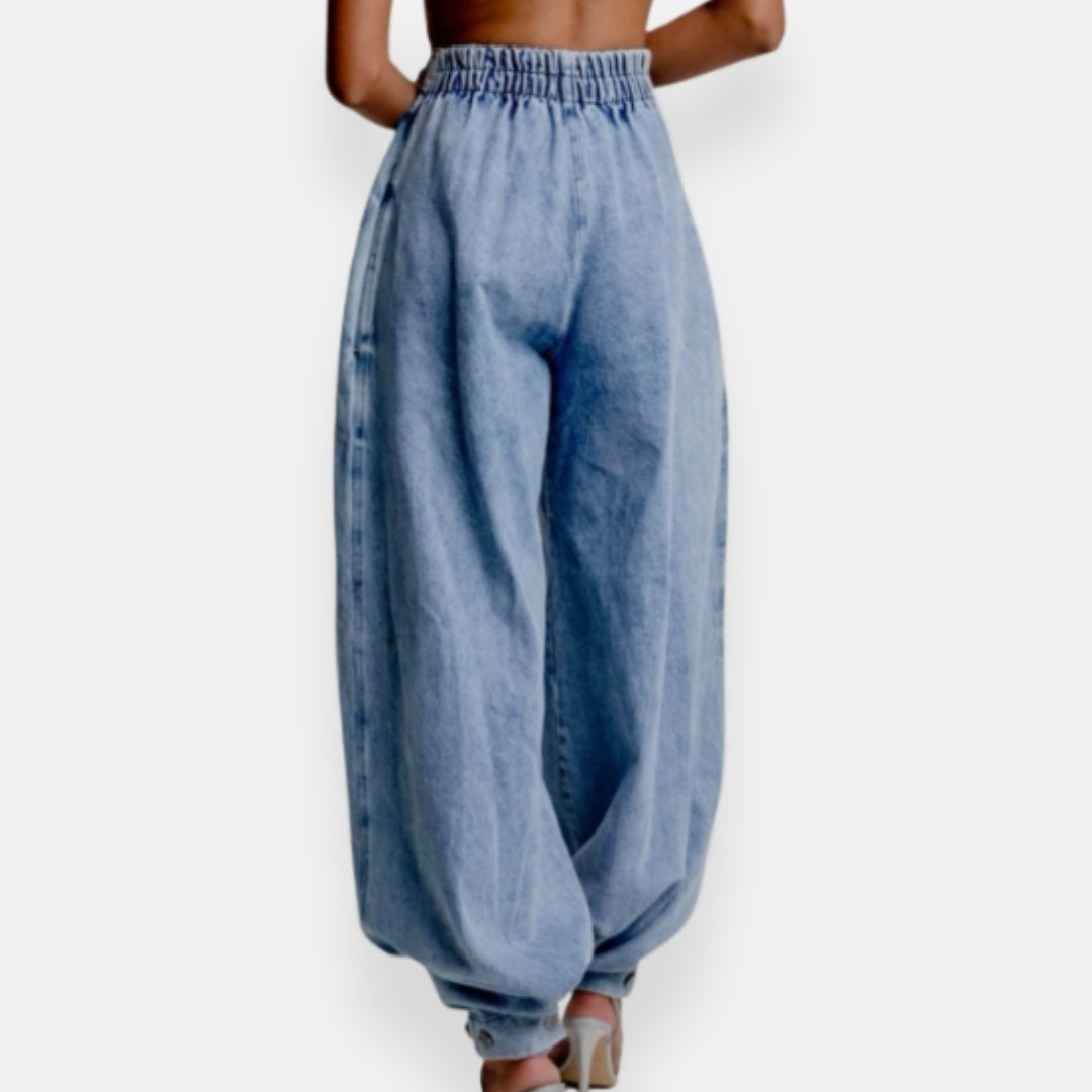 Una | High-waisted balloon jeans