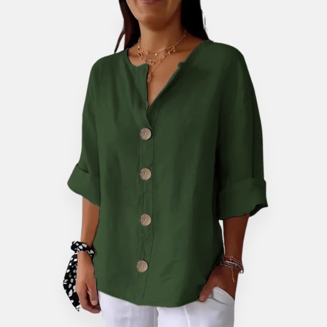 Laurisse | Elegant Button Blouse