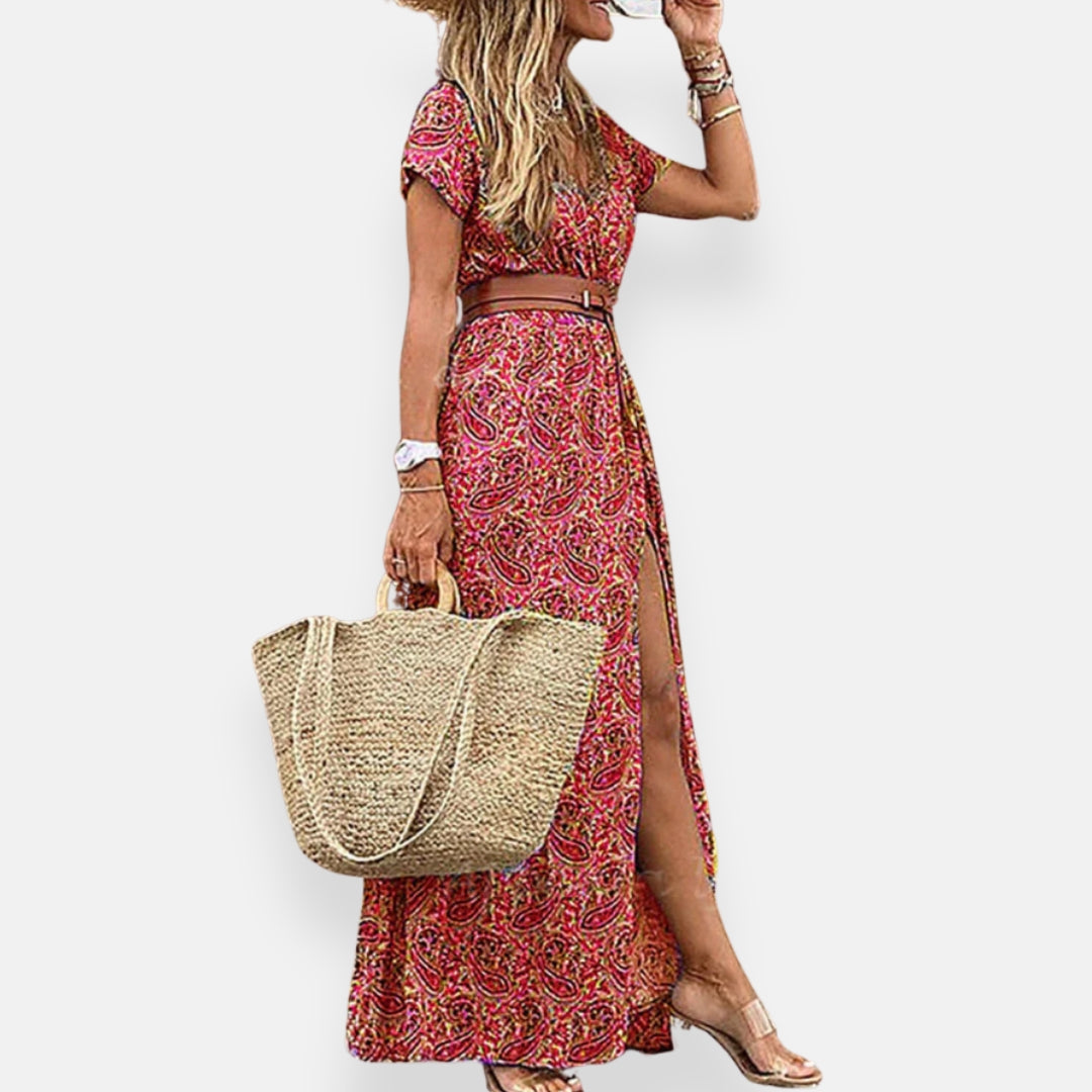 Sybella | Flowing Boho Maxi Dress