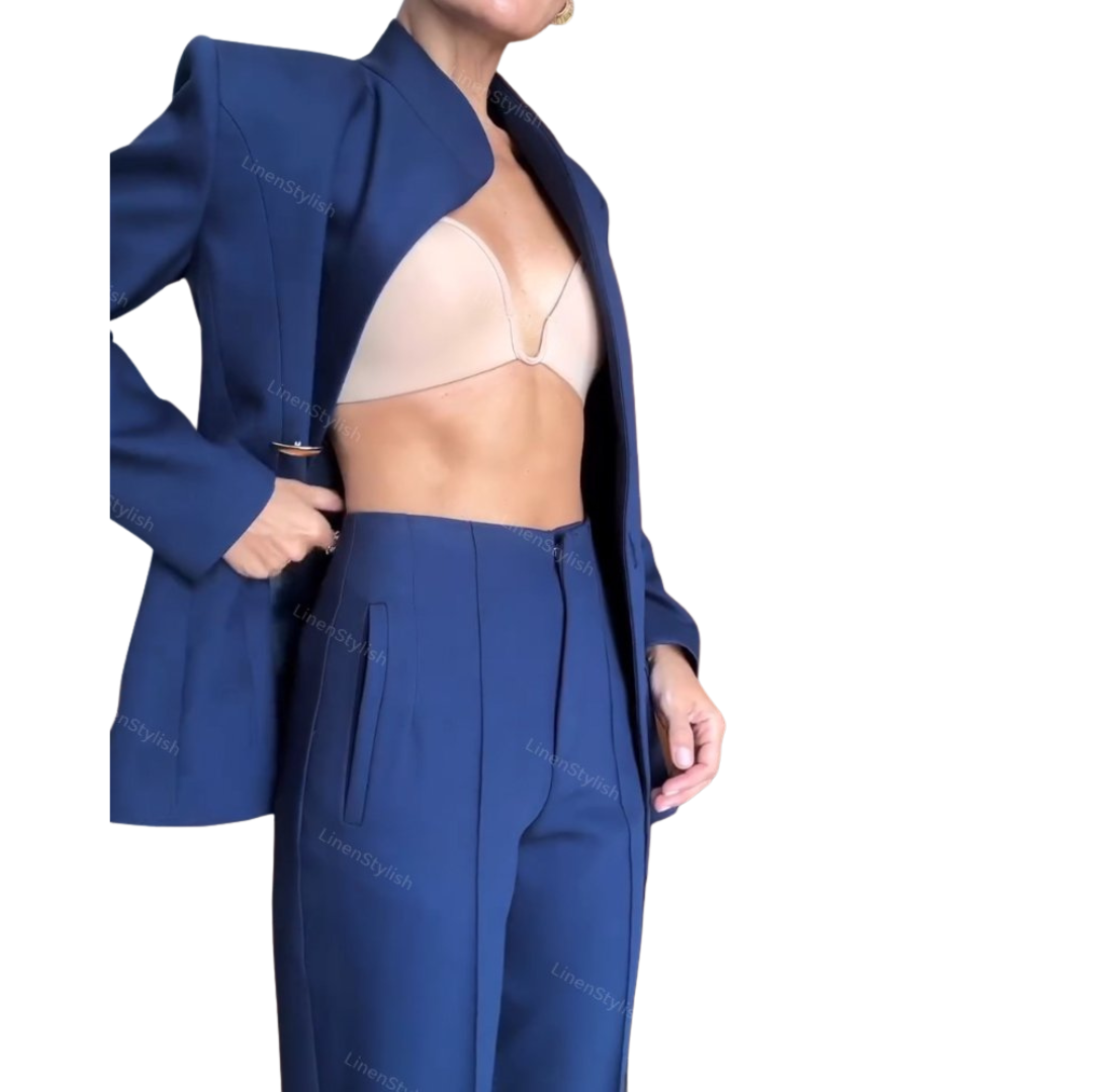 Lunéra | Ensemble pantalon structuré élégant