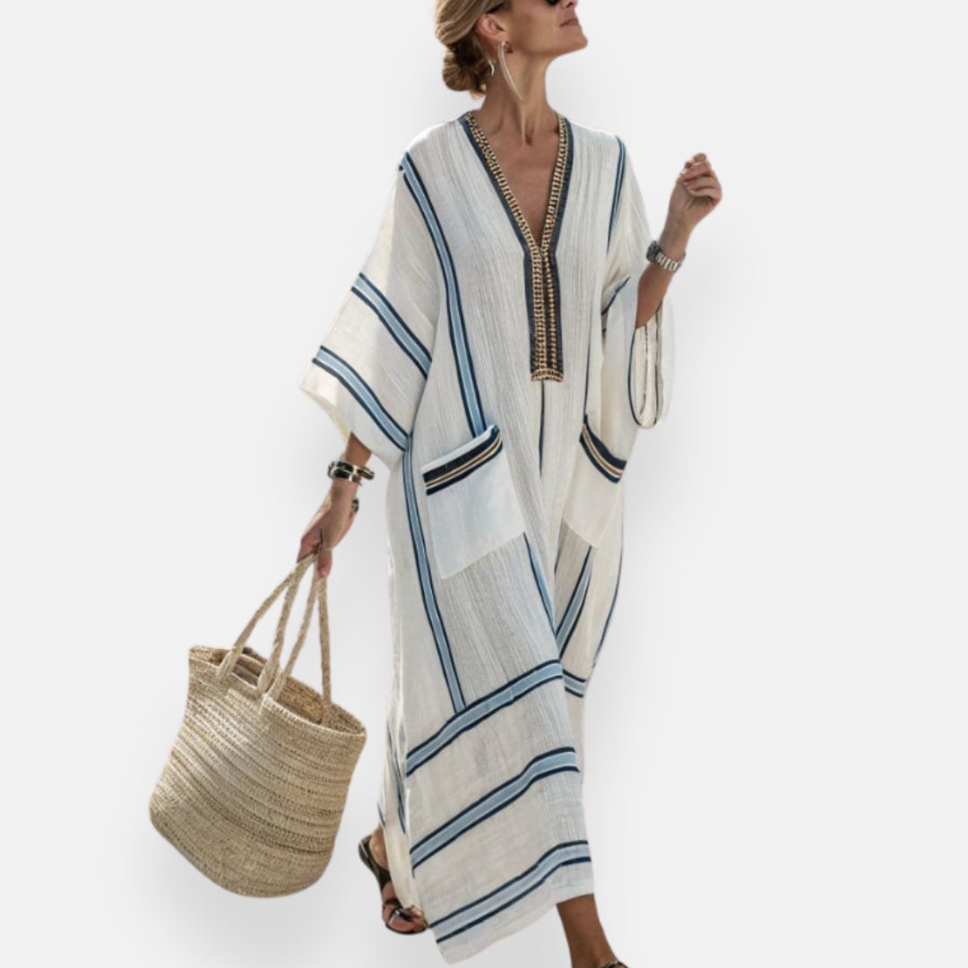 Céline | Elegant and Flowing Kaftan Dress