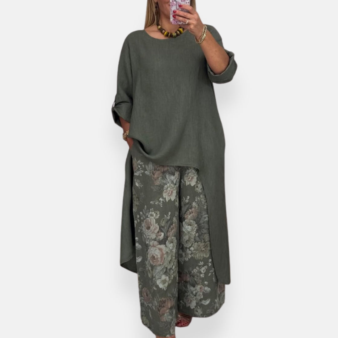 Ysabel | Loose Floral Print Set