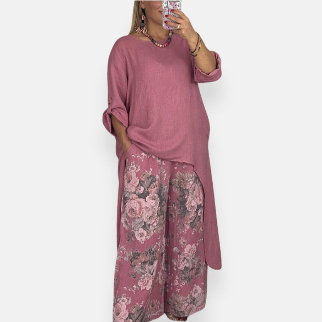 Ysabel | Loose Floral Print Set
