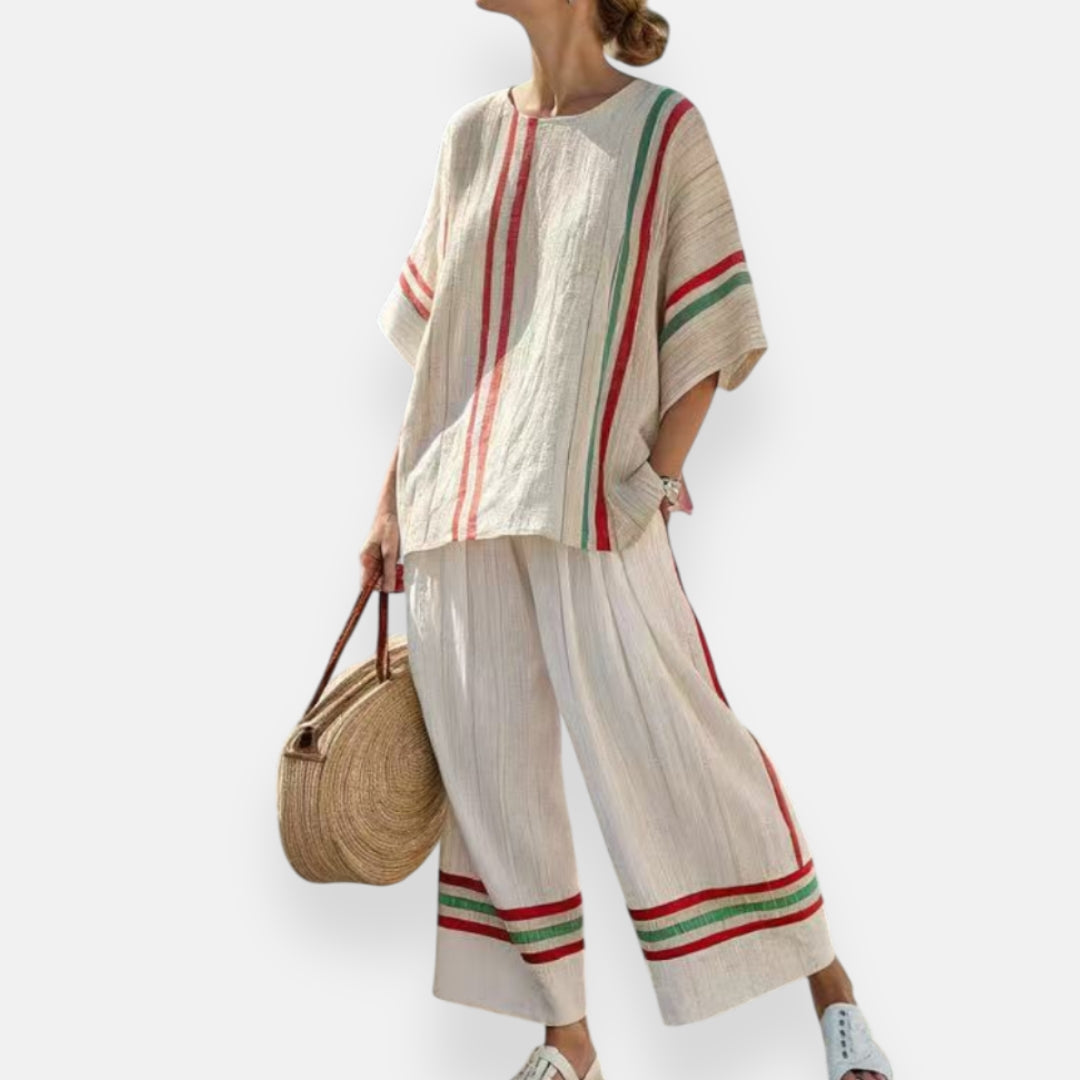 Lorraine | Loose-fit Striped Set