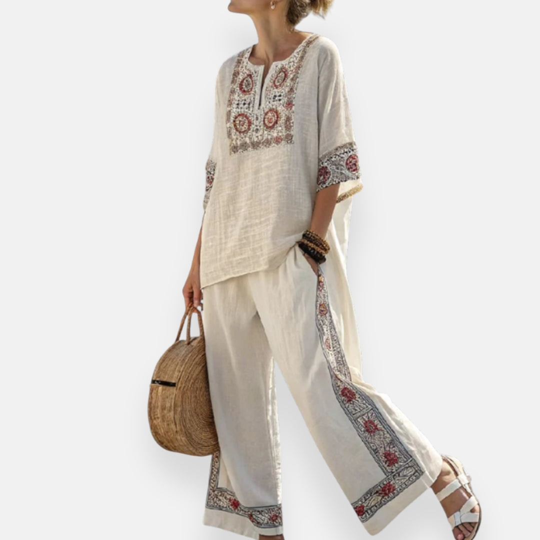 Katell | Loose Fit with Ethnic Embroidery