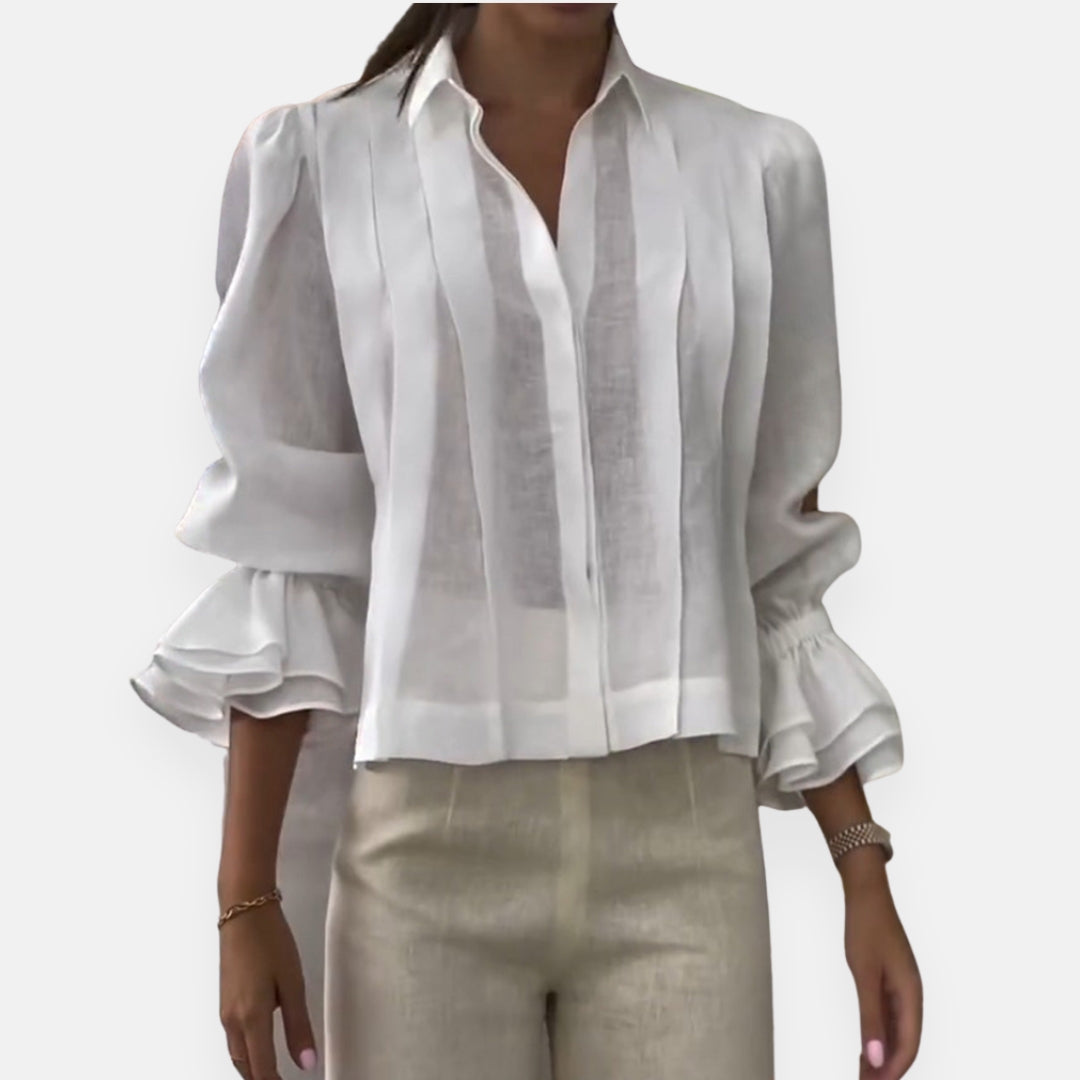 Armande | Elegant Blouse with Puff Sleeves