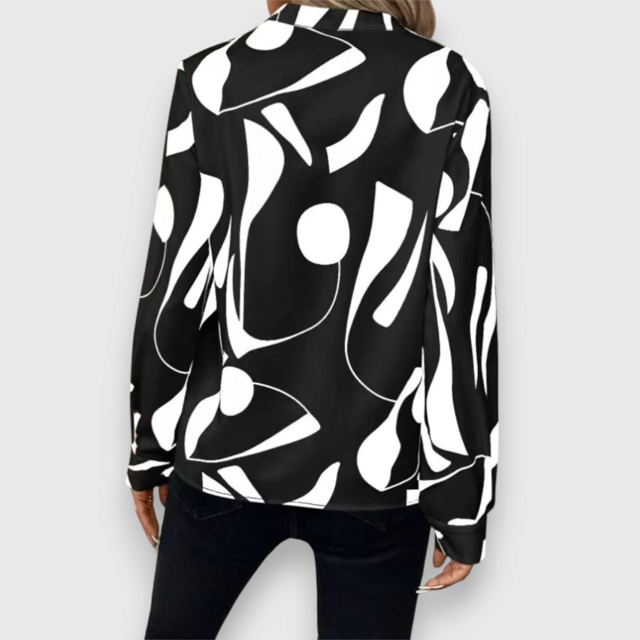 Aurora | Modern Graphic Print Blouse