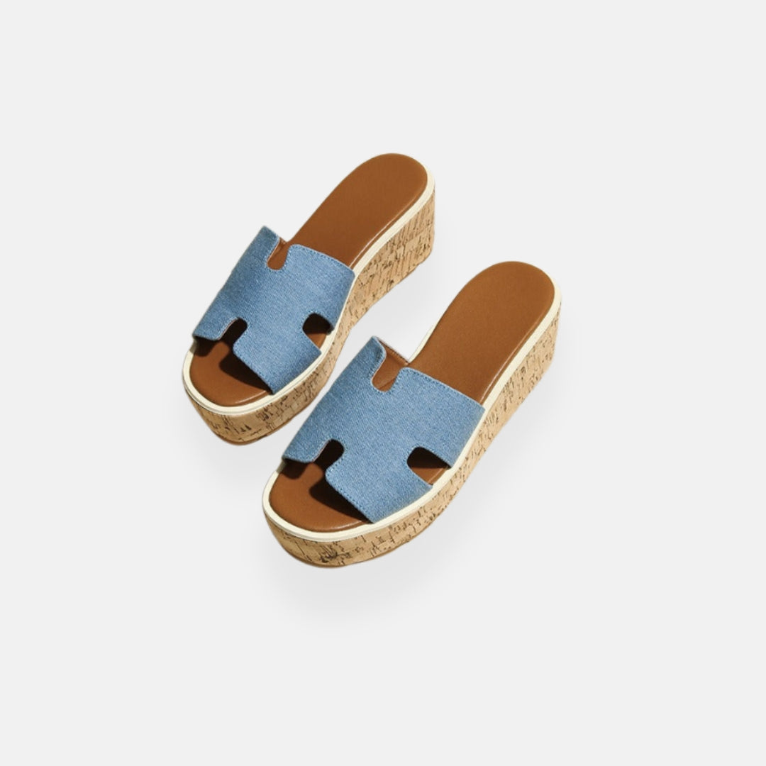 Carmina | Platform Mules with Cork Sole