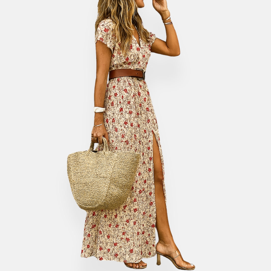 Sybella | Flowing Boho Maxi Dress