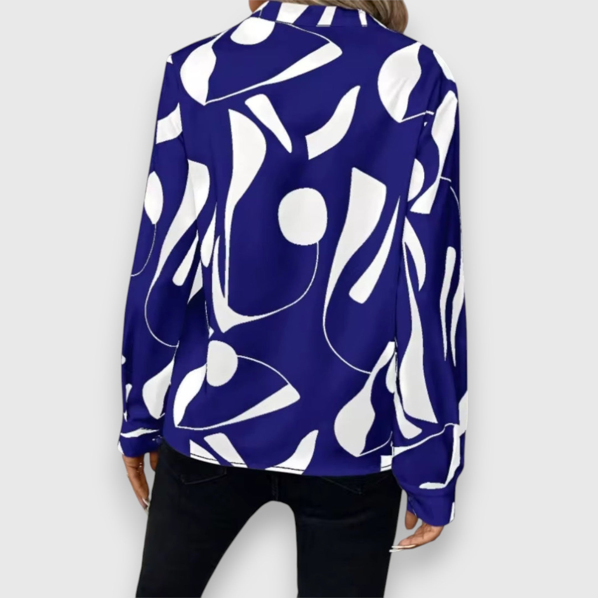 Aurora | Modern Graphic Print Blouse