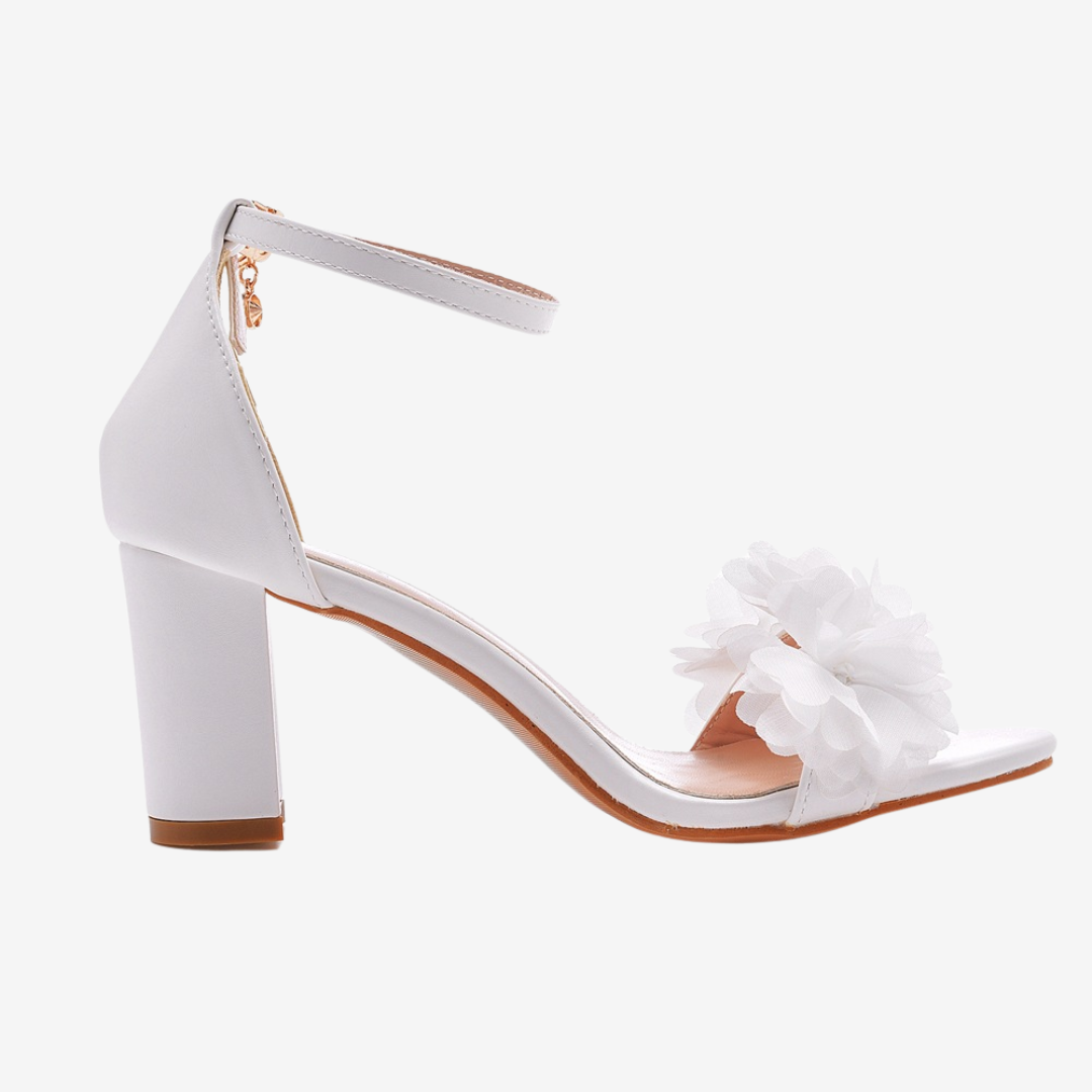 Enora | Floral Heel