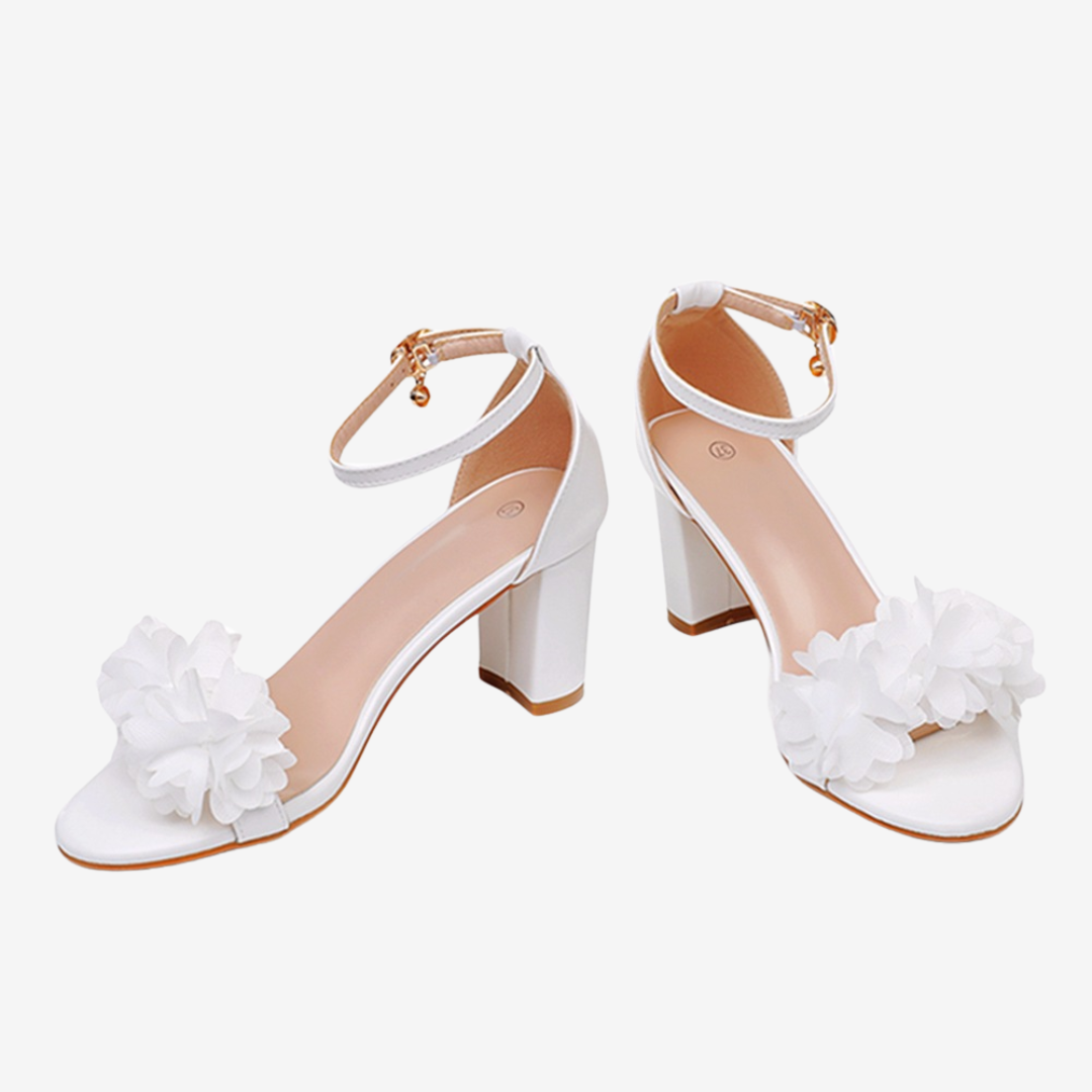 Enora | Floral Heel