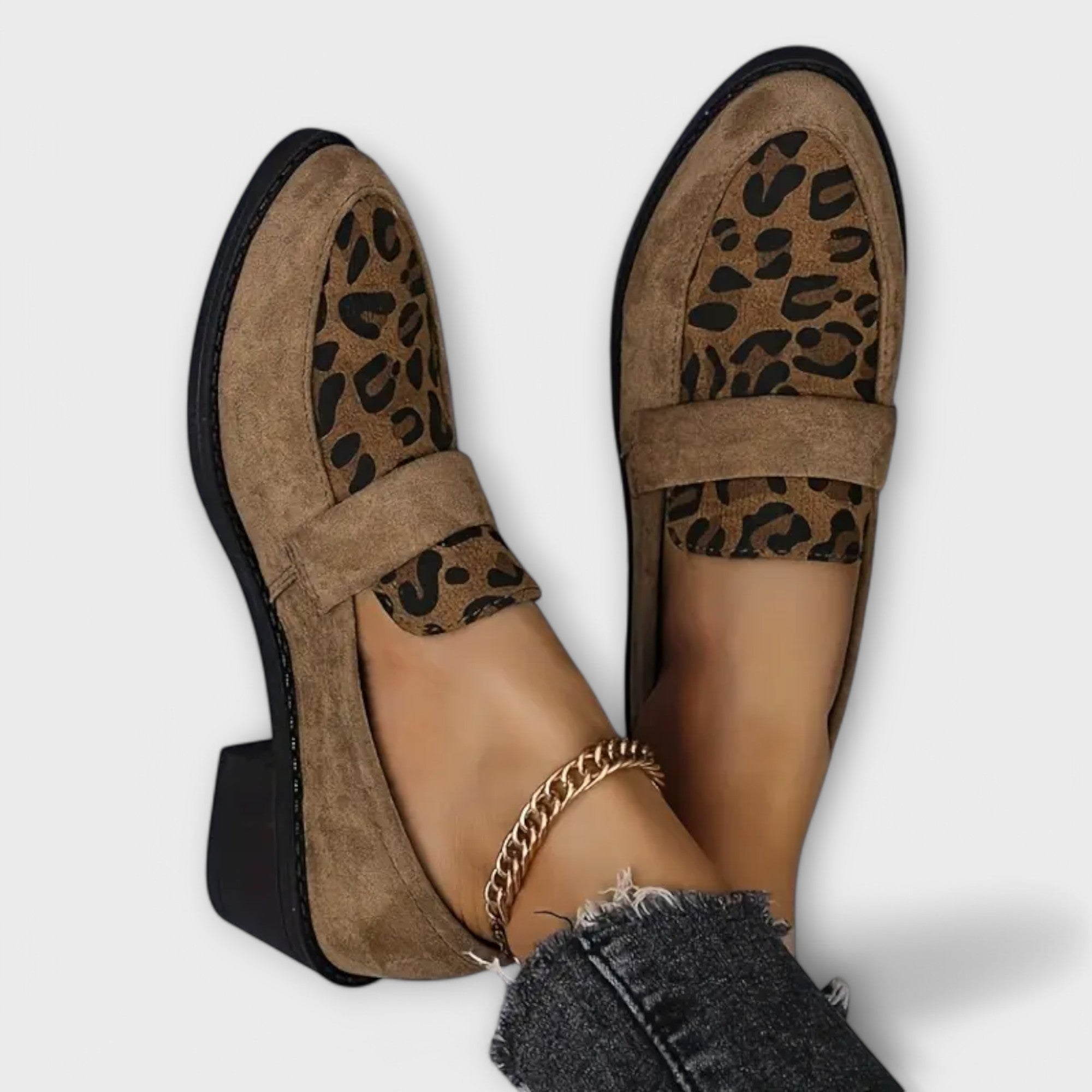 Tamara | Leopard Print Loafers