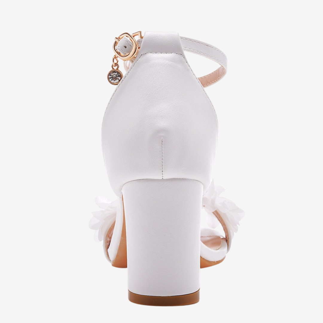 Enora | Floral Heel