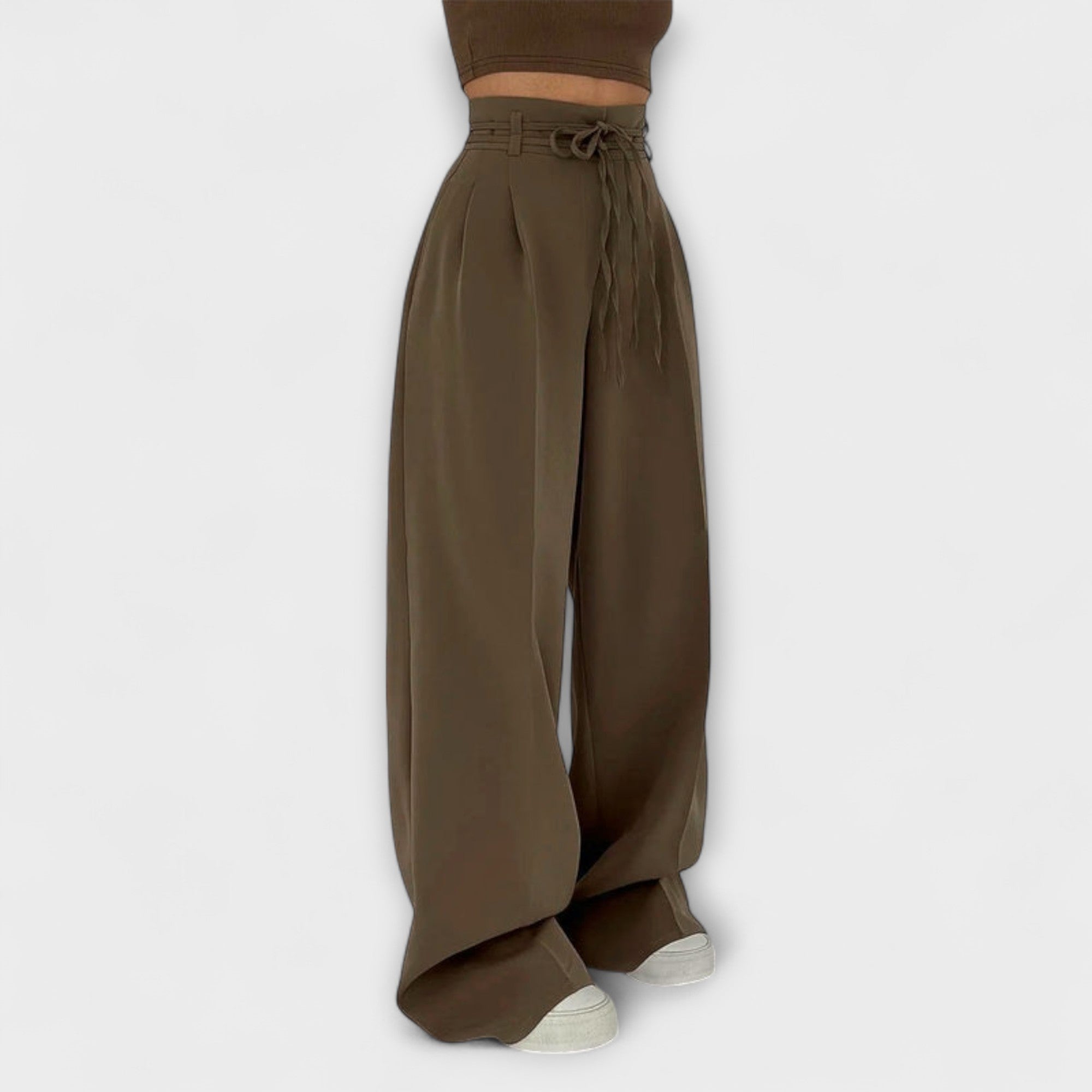 Jill | Lace-Up Casual Pants