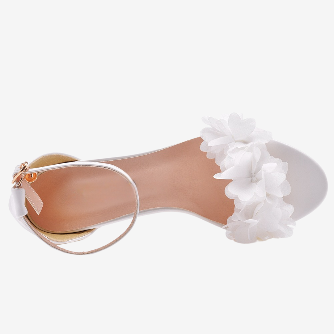 Enora | Floral Heel