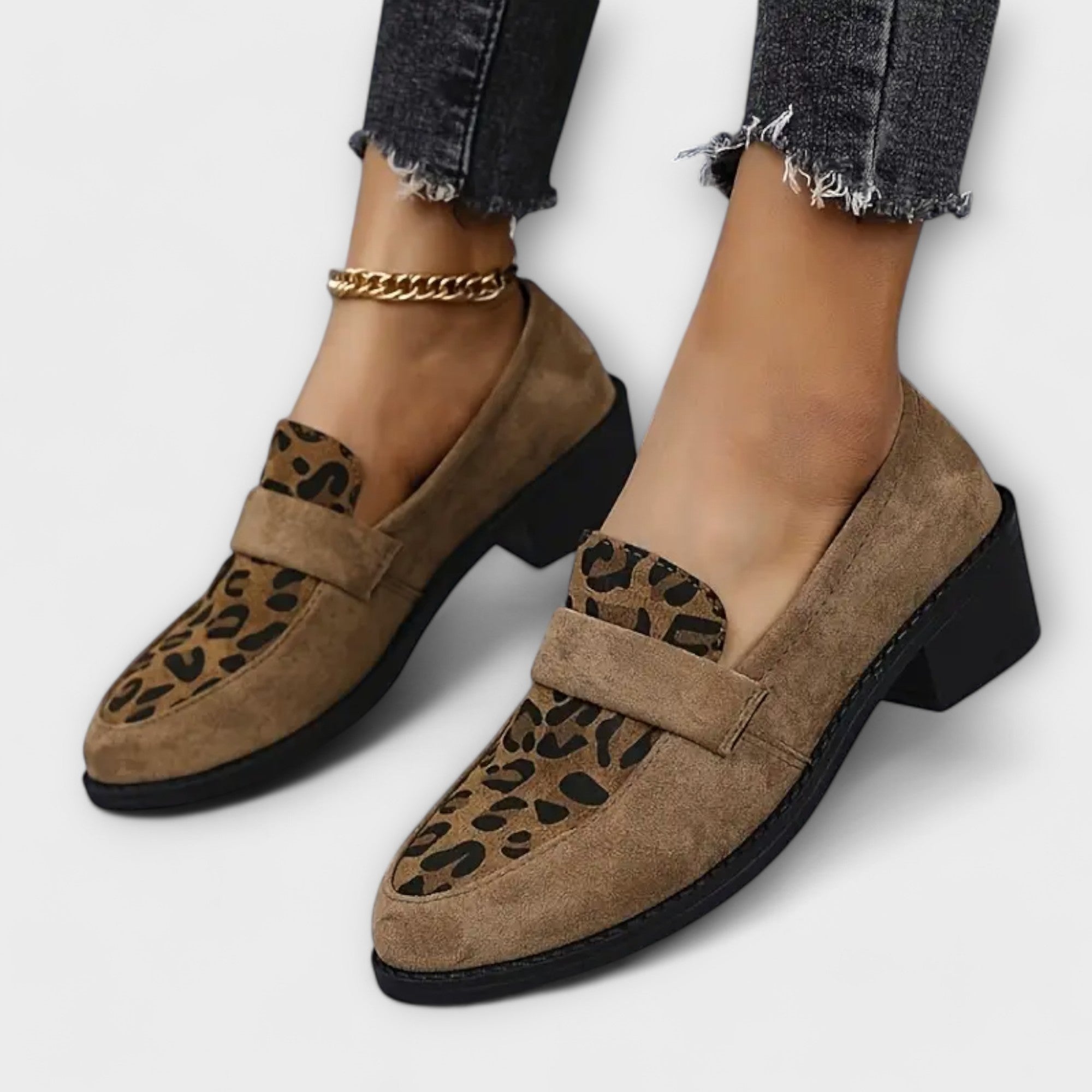 Tamara | Leopard Print Loafers
