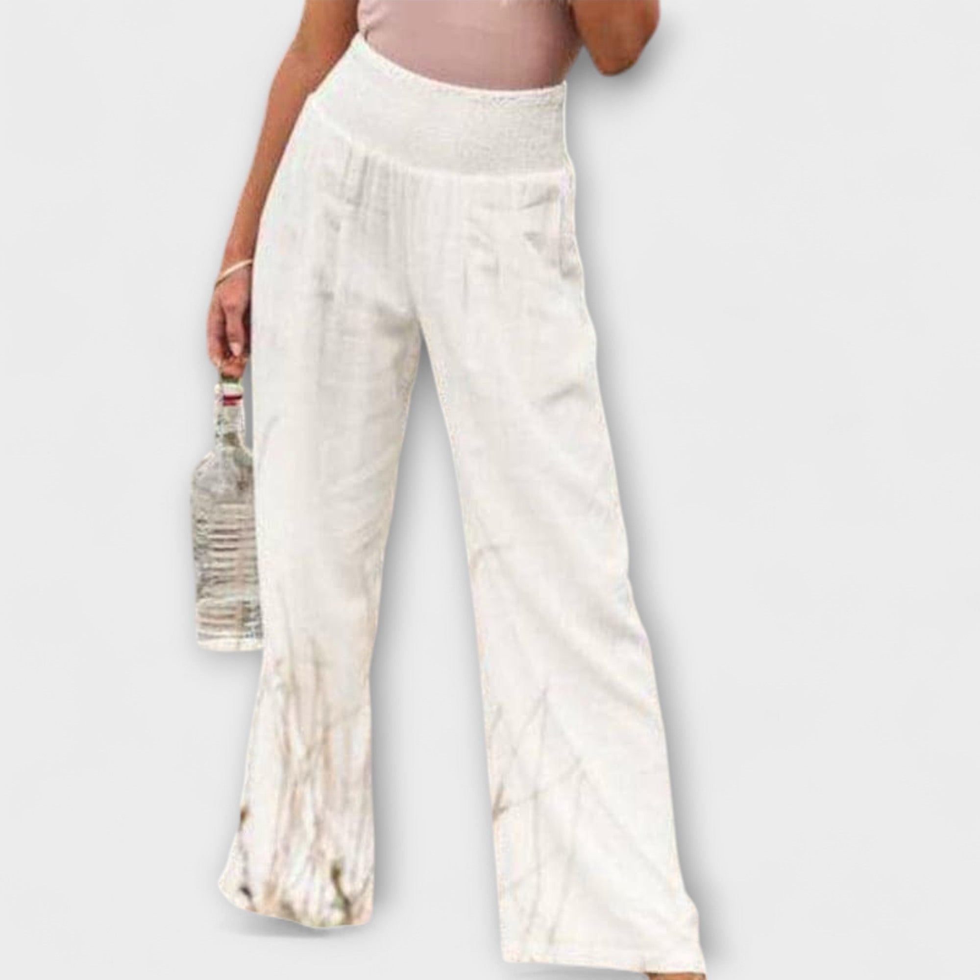 Thearya | Casual Wide-Leg Linen Pants