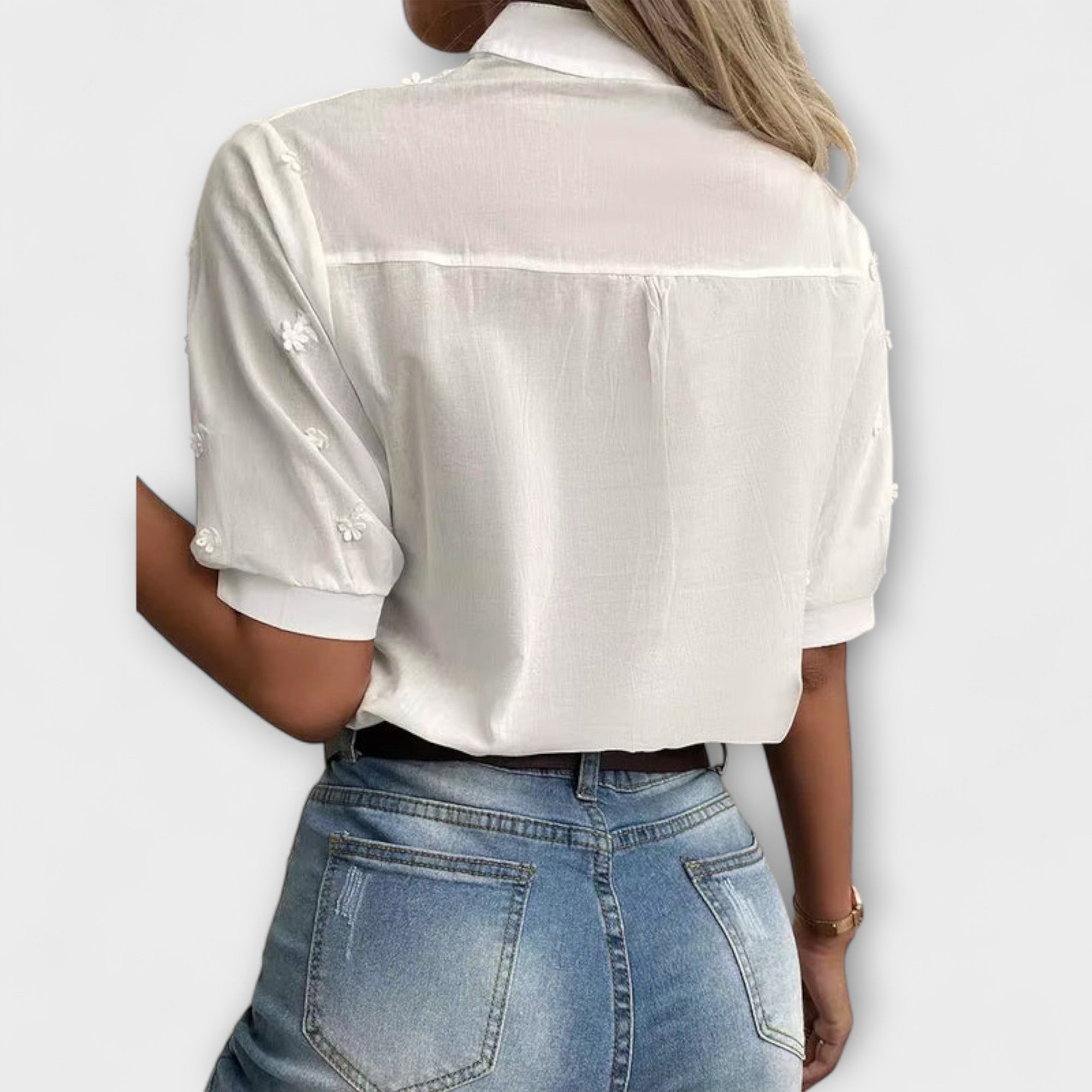 Elise | Blouse with Exquisite Embroidery