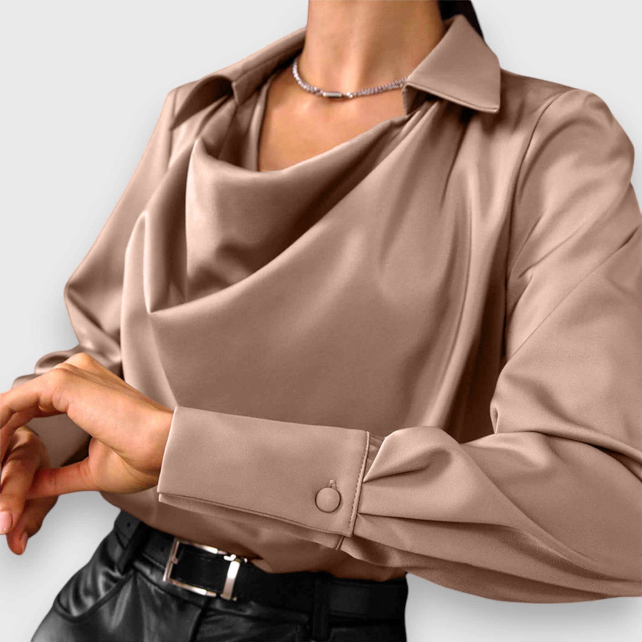 Alisa | Fluid Satin Blouse