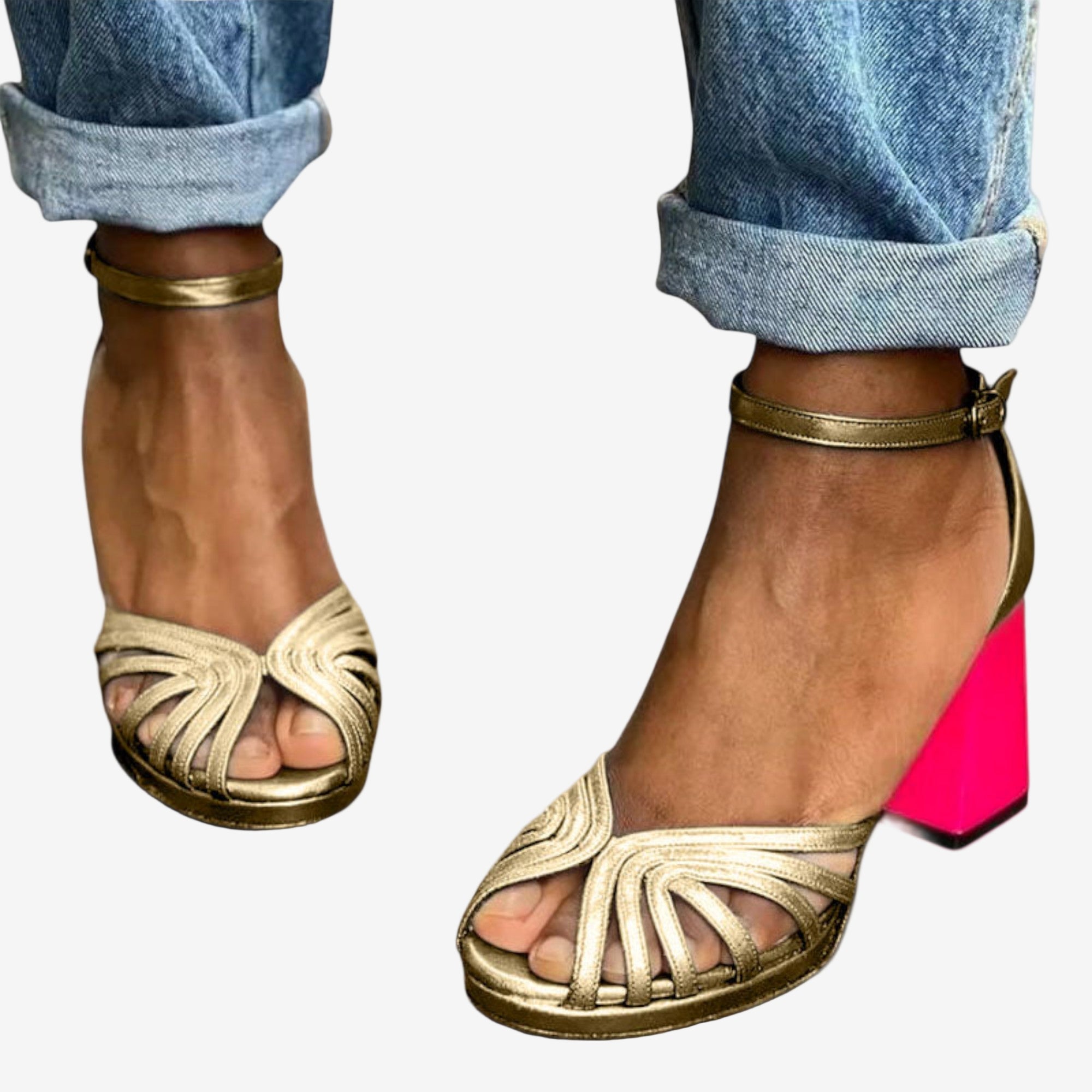 Milvana | Colorblock Heels