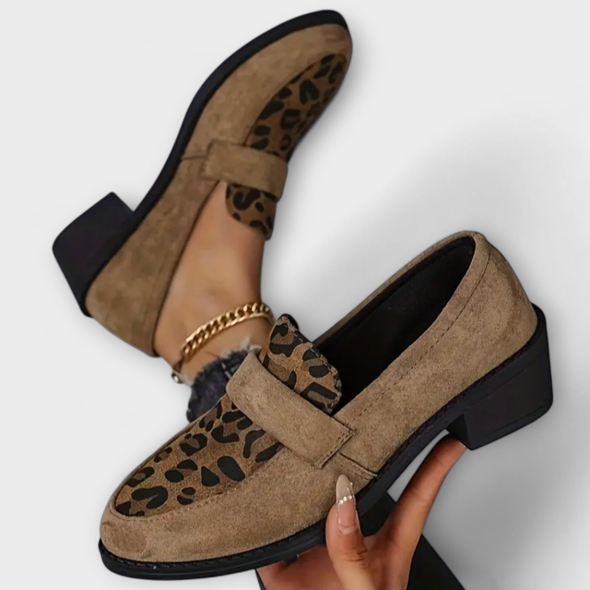 Tamara | Leopard Print Loafers