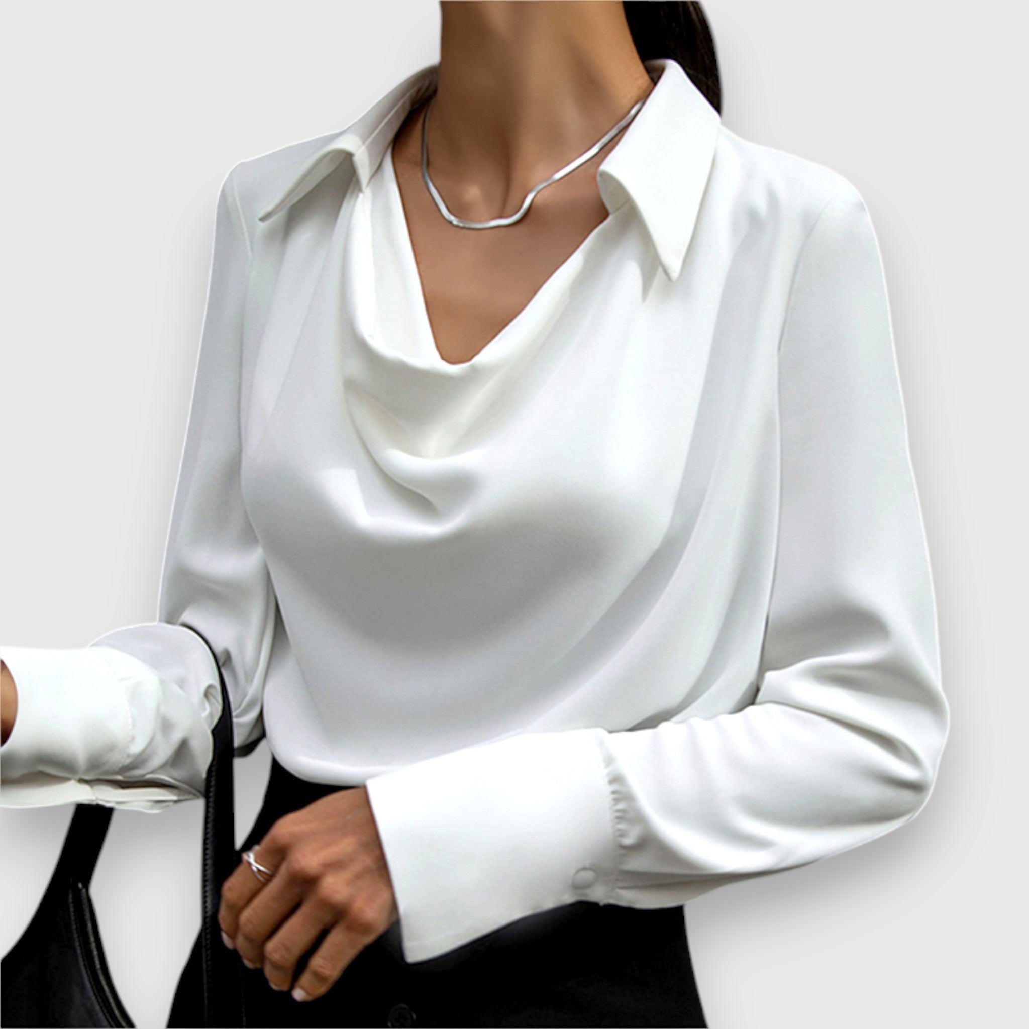 Alisa | Fluid Satin Blouse