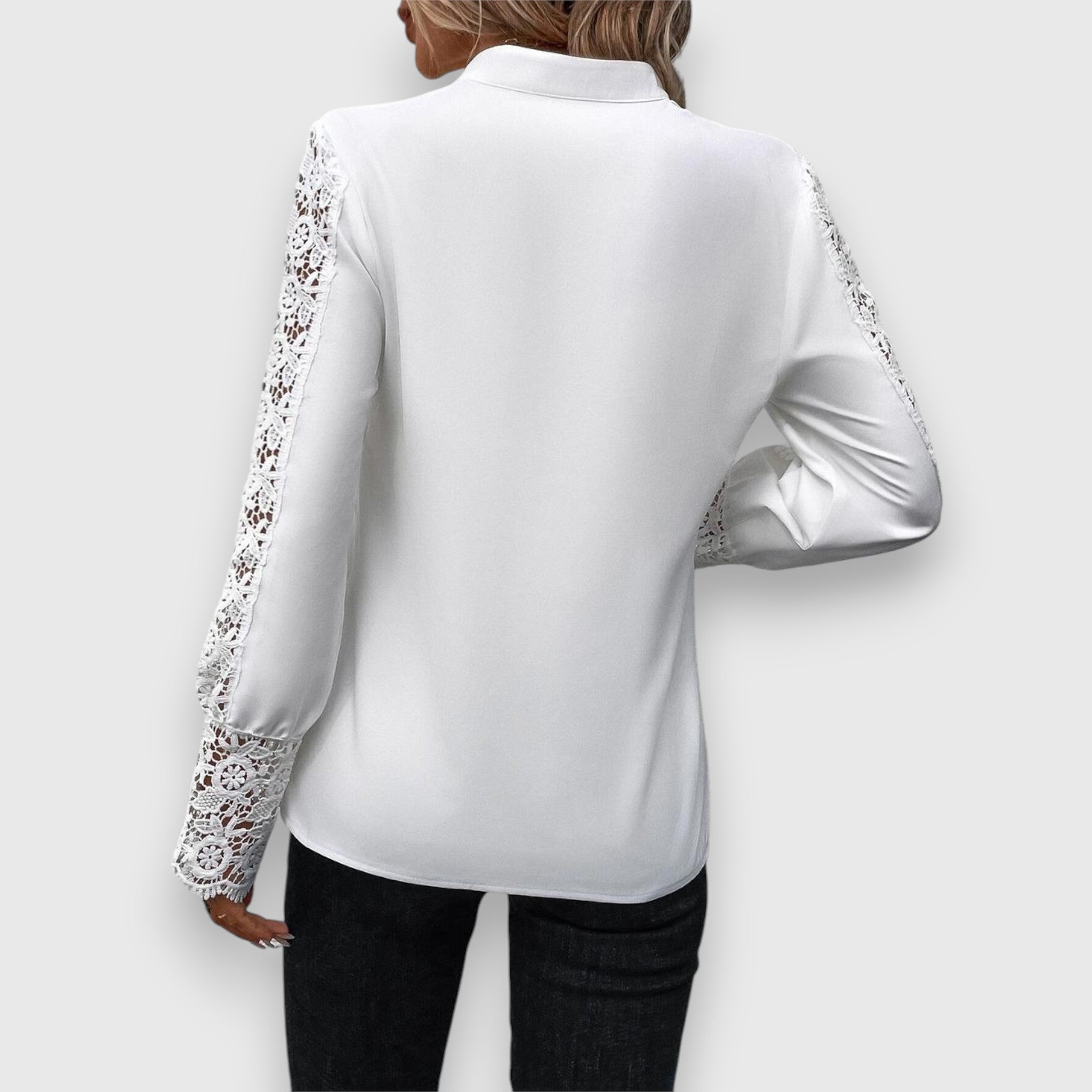 Bella | Long Sleeve Sheer Blouse