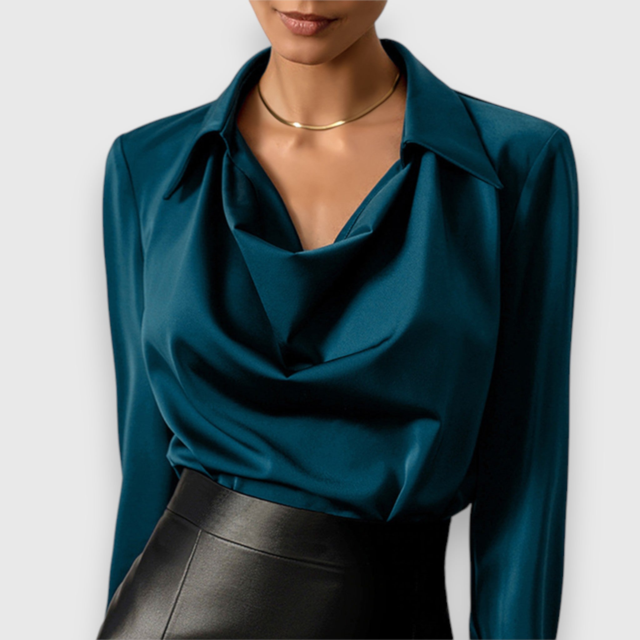 Alisa | Fluid Satin Blouse