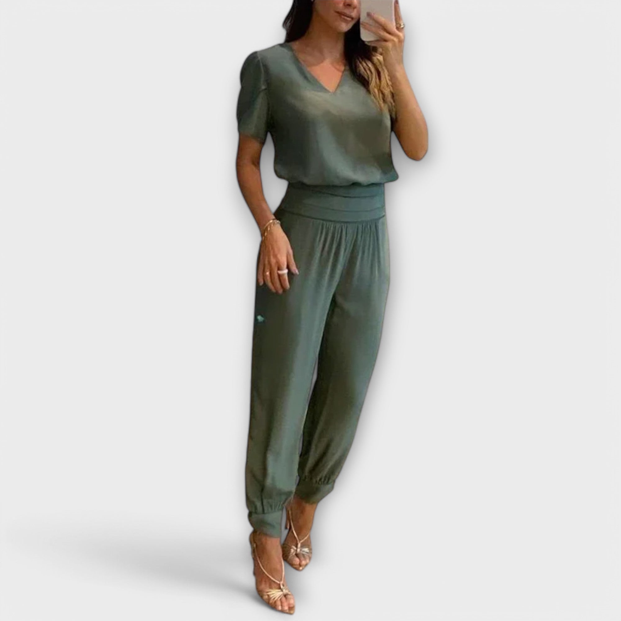 Irmelin | Elegant Set with Top and Pants