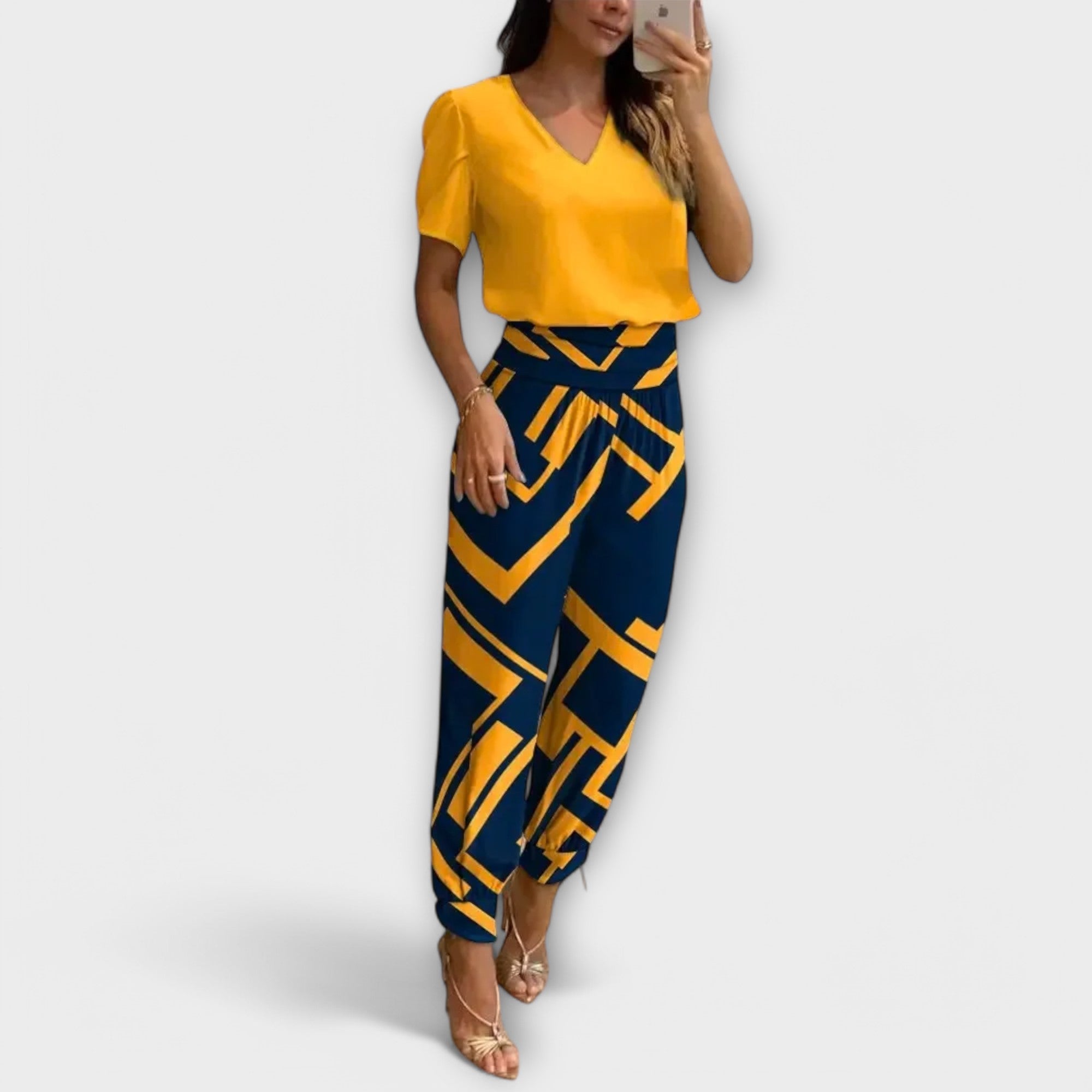 Irmelin | Elegant Set with Top and Pants
