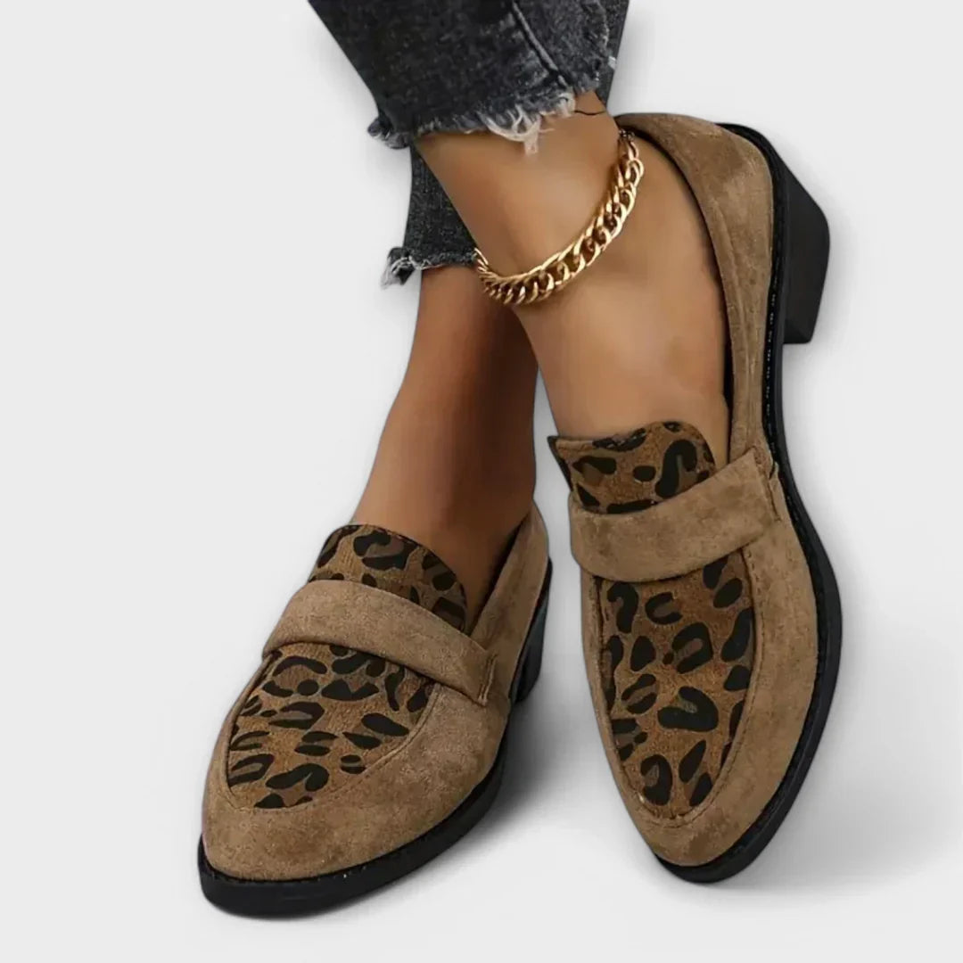 Tamara | Leopard Print Loafers