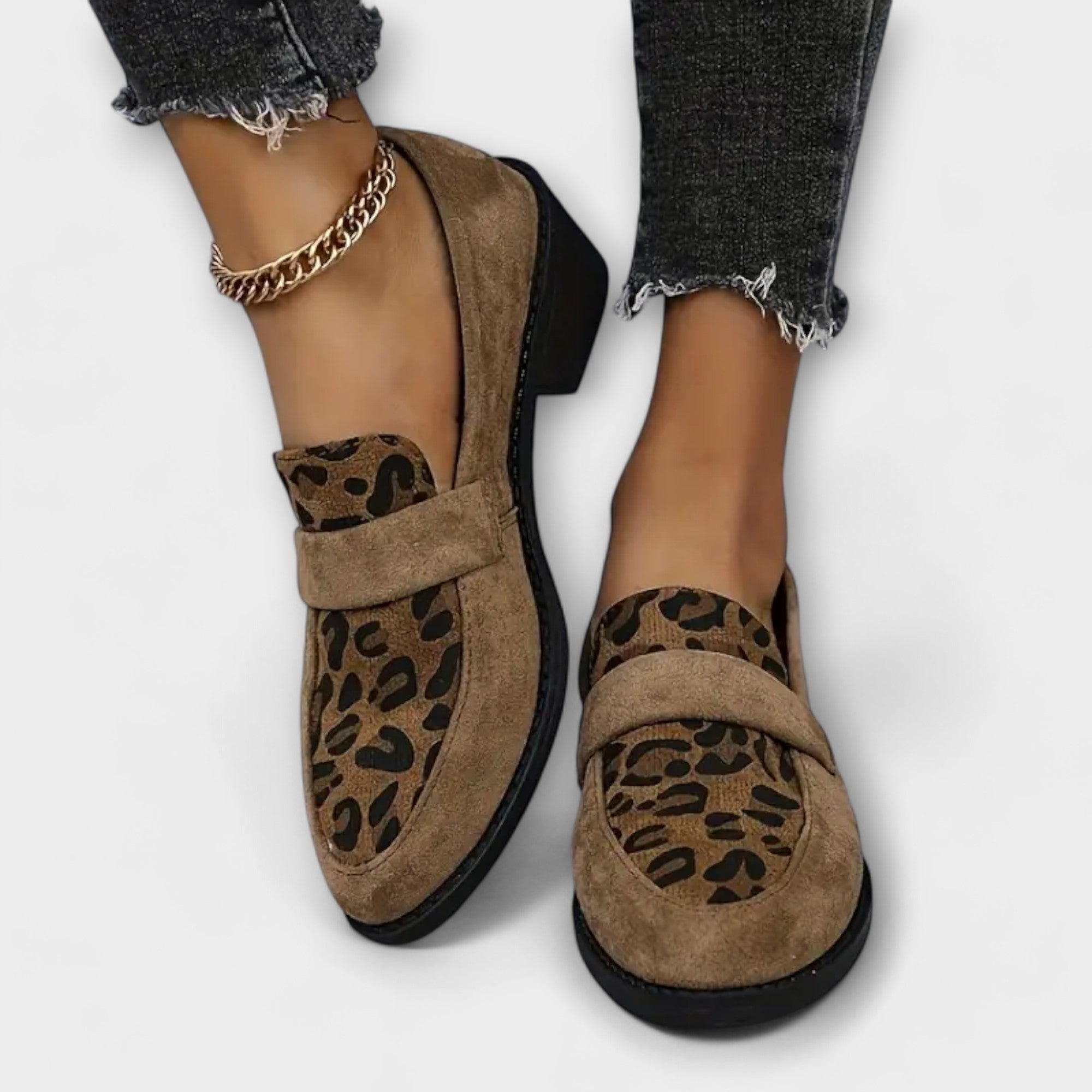 Tamara | Leopard Print Loafers